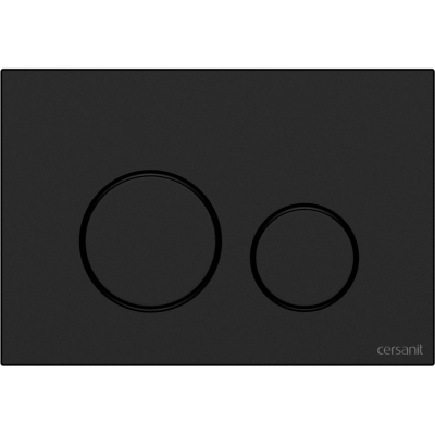 Кнопка CERSANIT TWINS для LINK PRO/VECTOR/LINK/HI-TEC пластик черный матовый