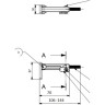Крепеж настенный CERSANIT для инсталляции AQUA Quick-Fix 63478